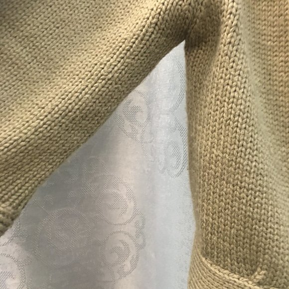 1/2 Bell Sleeved Belted Knit Sweater Cardigan - Picture 12 of 13